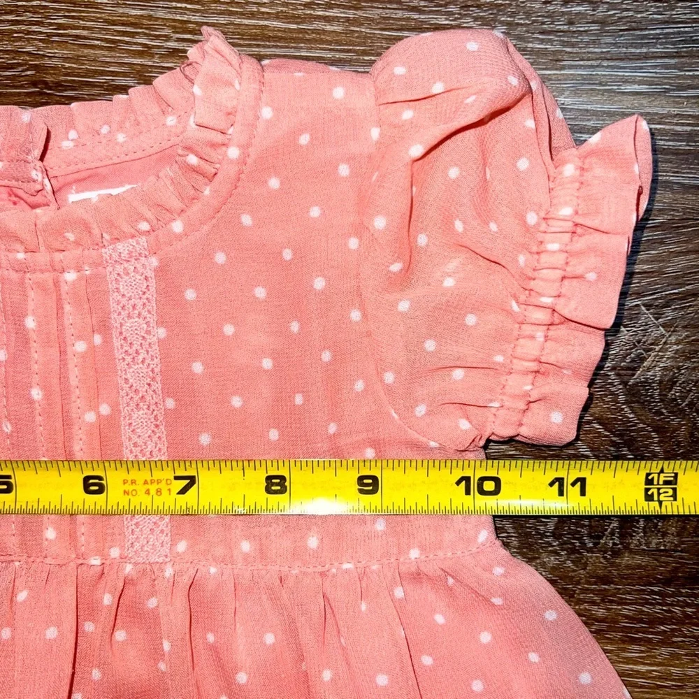 babyGAP Baby Girls Chiffon Dress, Potpourri Pink, Size 12-18M